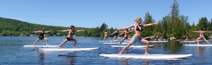 Le SUP (stand up paddle), un sport en pleine effervescence au Québec.