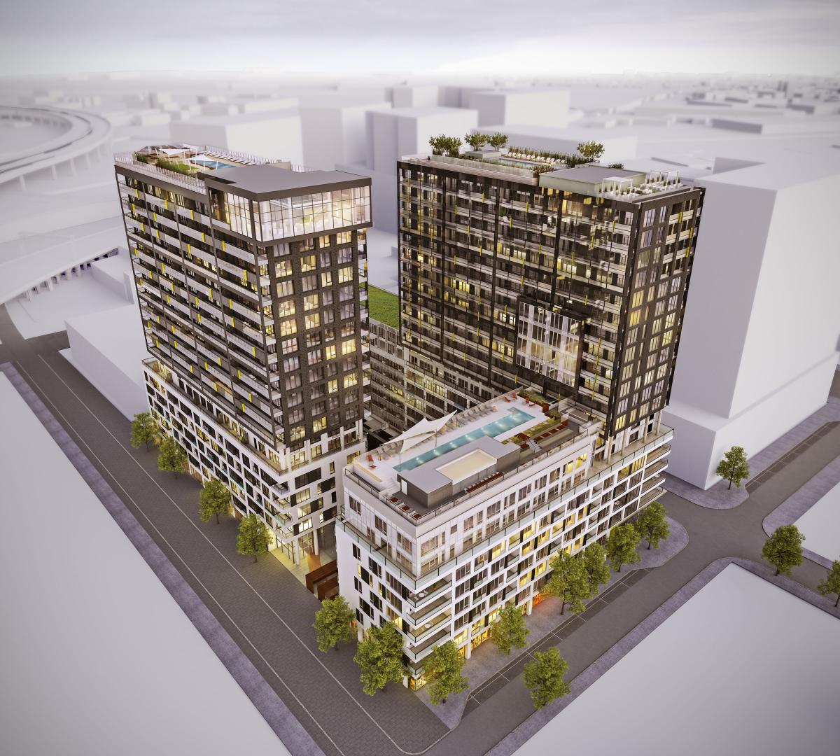 perspective du lowney phase 4 a griffintown