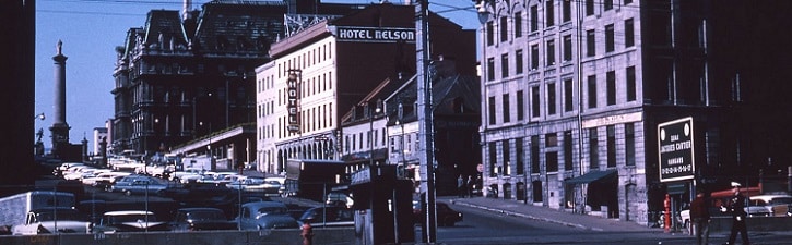 Old Montreal, 50 years ago, long before the first Prével's condos were launched!