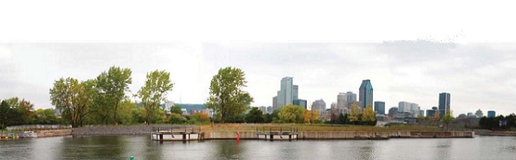 Début des travaux du Parc 3 Nord sur les site des Bassins du Havre, au coeur de Griffintown.