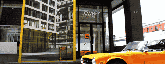 Lowney sur ville Griffintown Sales Office Prevel