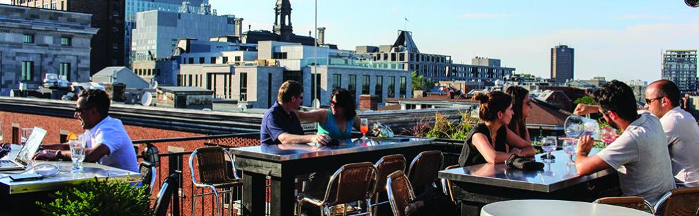 À Montréal, l'été se célèbre sur les terrasses. Voici une suggestion de cinq terrasses très prisées dans le sud-ouest de Montréal.
